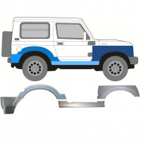 SUZUKI SAMURAI 1988-2004 VORNE KOTFLÜGEL REPARATURBLECH + HINTEN KOTFLÜGEL REPARATURBLECH + SCHWELLER REPARATURBLECH / RECHTS