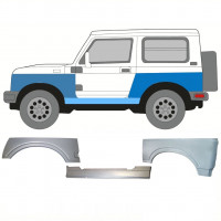 SUZUKI SAMURAI 1981-2004 VORNE KOTFLÜGEL REPARATURBLECH + HINTEN KOTFLÜGEL REPARATURBLECH + SCHWELLER REPARATURBLECH / LINKS