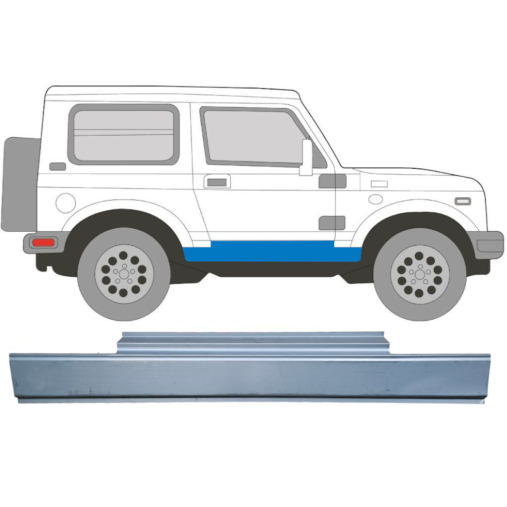Reparaturblech Schweller Für Suzuki Samurai 1981- / Links = Rechts (Symmetrisch) 5050