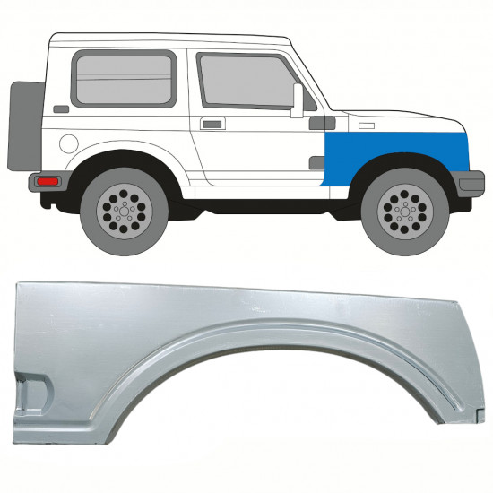 SUZUKI SAMURAI 1981-2004 VORNE KOTFLÜGEL REPARATURBLECH / RECHTS