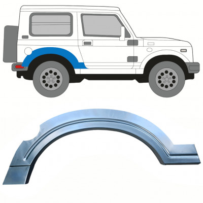 SUZUKI SAMURAI 1981-2004 RADLAUF REPARATURBLECH / RECHTS