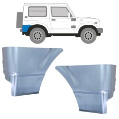 Reparaturblech Ecke hinten für Suzuki Samurai 1981- / Satz 10614