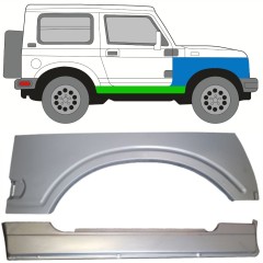 Voll schweller + Reparaturblech Kotflügel vorne für Suzuki Samurai 1981- / Rechts / Satz 10034