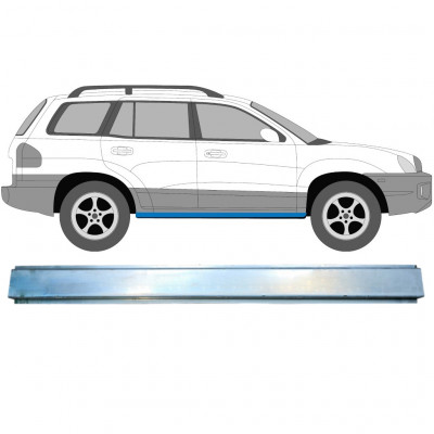 HYUNDAI SANTA FE 2001-2006 INNEN SCHWELLER REPARATURBLECH / RECHTS = LINKS