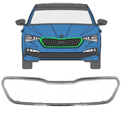 Kühlergrillrahmen für Skoda Scala 2019- 16227