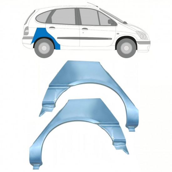 RENAULT SCENIC 1995-2003 RADLAUF REPARATURBLECH / SATZ