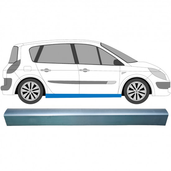 RENAULT SCENIC 2003-2009 SCHWELLER REPARATURBLECH / RECHTS