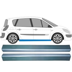 Reparaturblech Schweller für Renault Scenic II 2003-2009 / Links+Rechts / Satz 9259