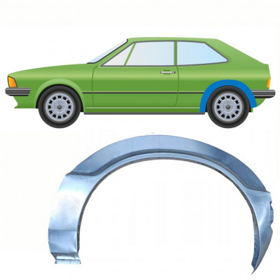 VW SCIROCCO 1974-1981 HINTEN RADLAUF REPARATURBLECH / LINKS