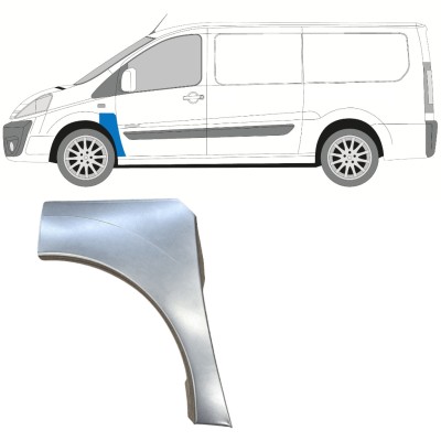 Reparaturblech Kotflügel vorne für Fiat Scudo 2007-2016 / Links 12898