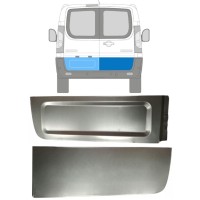 Reparaturblech außen hintere Tür für Citroen Jumpy 2007-2016 / Links+Rechts / Satz 15225
