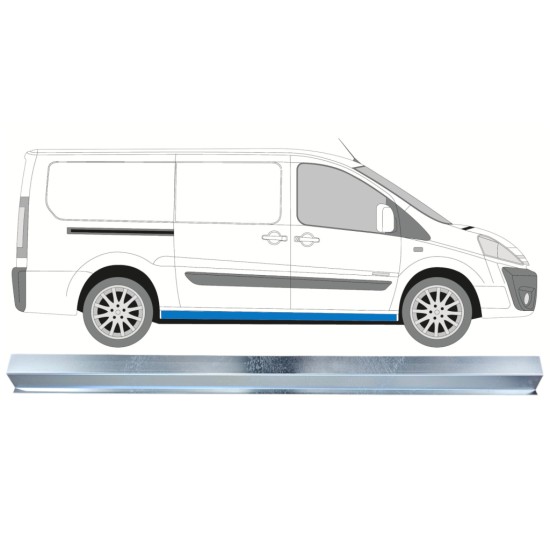 Reparaturblech Innen-Schweller für Fiat Scudo 2007-2016 / Links = Rechts (symmetrisch) 15984