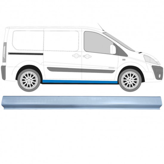 FIAT SCUDO DISPATCH EXPERT 2007- SCHWELLER REPARATURBLECH / RECHTS = LINKS