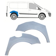 Reparaturblech Kotflügel hinten für Fiat Scudo 2007-2016 / Links+Rechts / Satz 14580