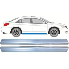 Reparaturblech Schweller für Chrysler Sebring 2007-2010 / Links+Rechts / Satz 10896