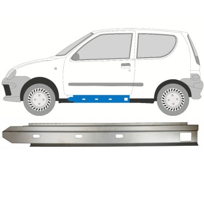 Reparaturblech Innen-Schweller für Fiat Seicento 1998-2010 / Links 14715