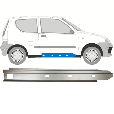 Reparaturblech Innen-Schweller für Fiat Seicento 1998-2010 / Rechts 14714