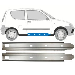 Reparaturblech Innen-Schweller für Fiat Seicento 1998-2010 / Links+Rechts / Satz 14716