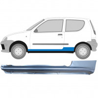 FIAT SEICENTO 1998-2010 VOLL SCHWELLER REPARATURBLECH / LINKS