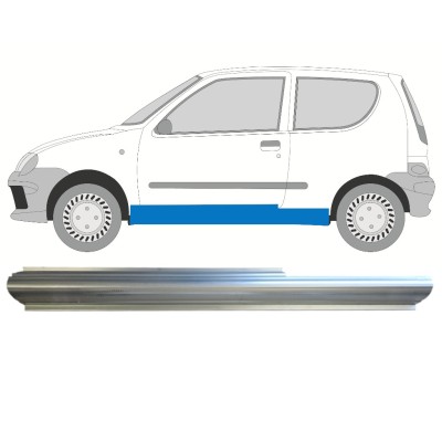 Reparaturblech Schweller für Fiat Seicento 1998-2010 / Links 14718