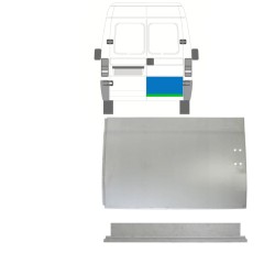 Reparaturblech für die hintere Tür, innen und außen für Peugeot Boxer 1994-2006 / Rechts / Satz 14048