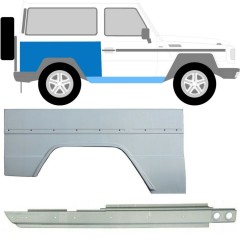 Reparaturblech Schweller + Kotflügel hinten für Mercedes G-Class W460 W461 W463 1979- / Rechts / Satz 10003