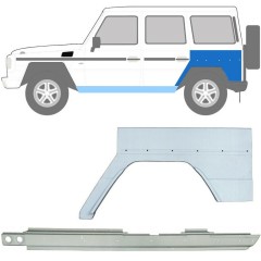 Reparaturblech Schweller + Kotflügel hinten für Mercedes G-Class W460 W461 W463 1979- / Links / Satz 10010