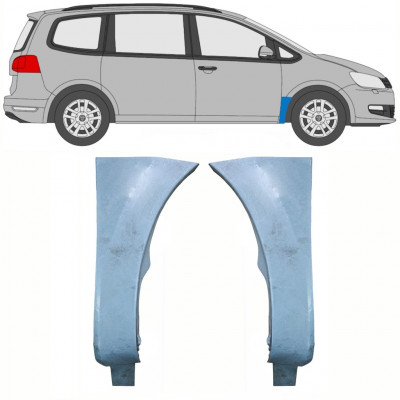 VOLKSWAGEN SHARAN 2010- VORNE KOTFLÜGEL REPARATURBLECH / SATZ