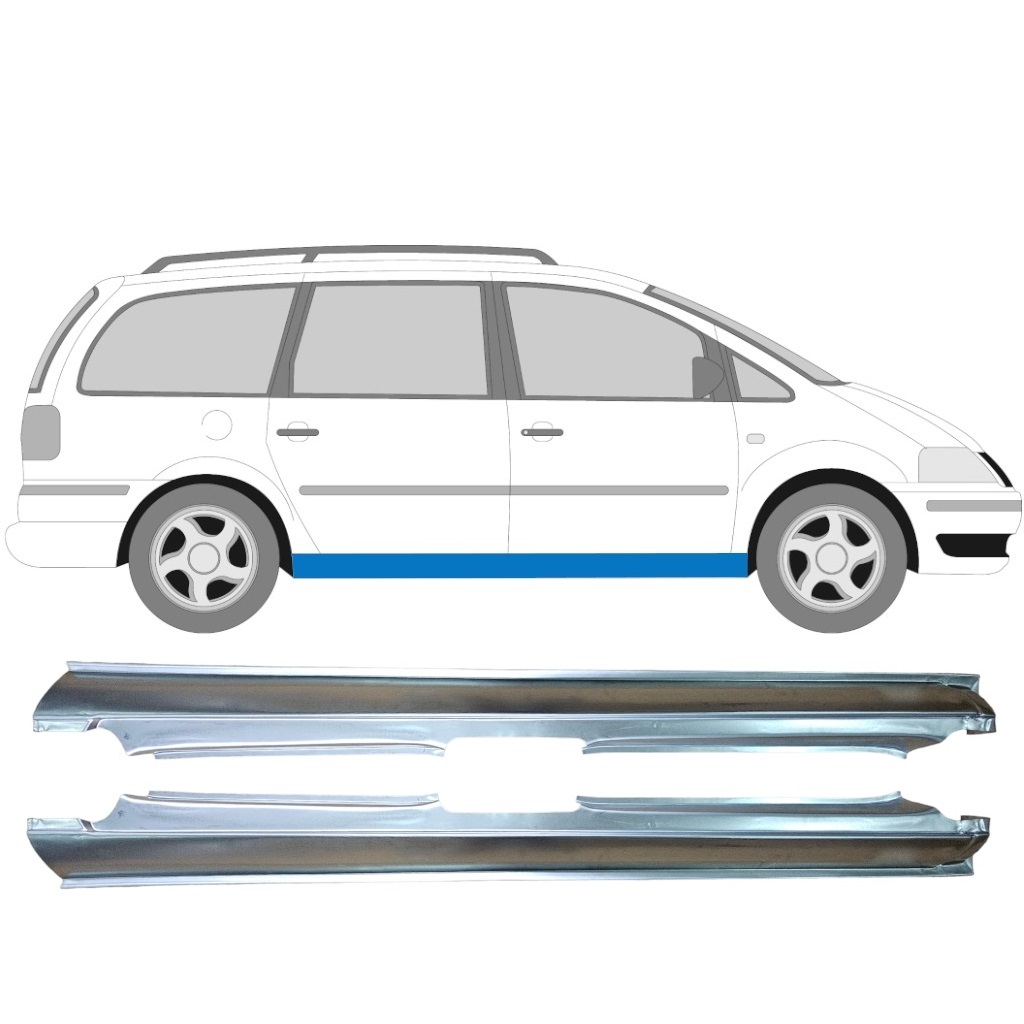 Voll Schweller Für Volkswagen Sharan 1995-2010 / Links+Rechts / Satz 9249