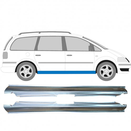 VW SHARAN F GALAXY 1995-2010 VOLL SCHWELLER REPARATURBLECH / SATZ