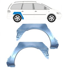 Reparaturblech Kotflügel hinten für Ford Galaxy 1995-2010 / Links+Rechts / Satz 14008