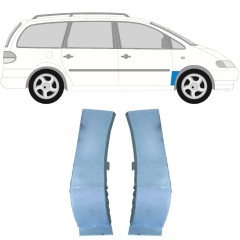 Reparaturblech Kotflügel vorne für Seat Alhambra 1995-2010 / Links+Rechts / Satz 14015