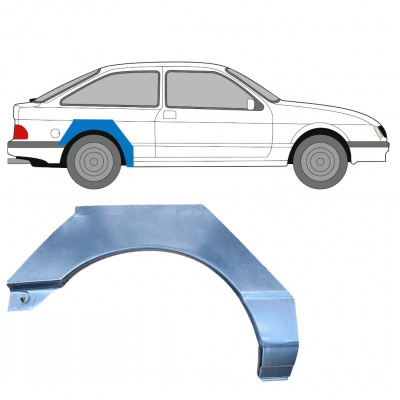 FORD SIERRA 1982-1993 3 TÜR RADLAUF REPARATURBLECH / RECHTS