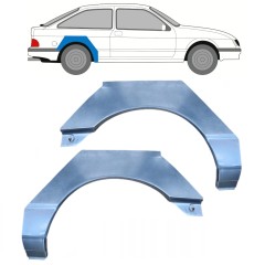 Reparaturblech Kotflügel hinten für Ford Sierra 1982-1993 / Links+Rechts / Satz 9721