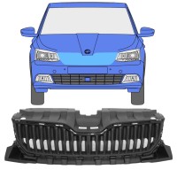 Kühlergrill für Skoda Fabia 2014-2018 16189