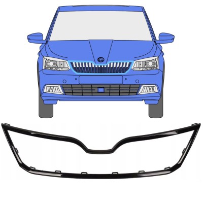 Kühlergrillrahmen für Skoda Fabia 2014-2018 16191