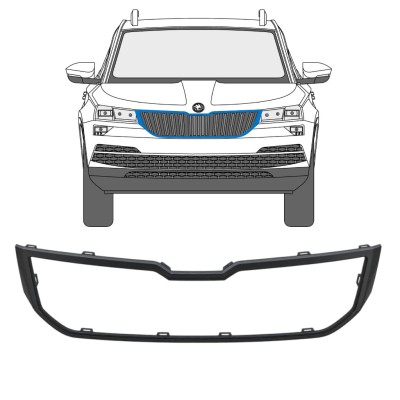 Kühlergrillrahmen für Skoda Karoq 2017-2022 17233