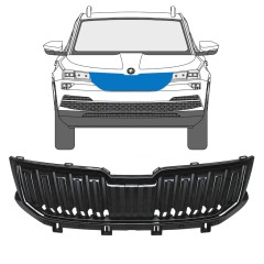 Kühlergrill für Skoda Karoq 2017-2022 / Satz 17235