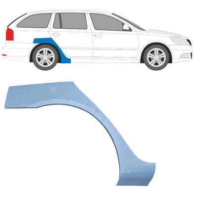 SKODA OCTAVIA 2004-2013 HINTEN KOTFLÜGEL REPARATURBLECH / RECHTS