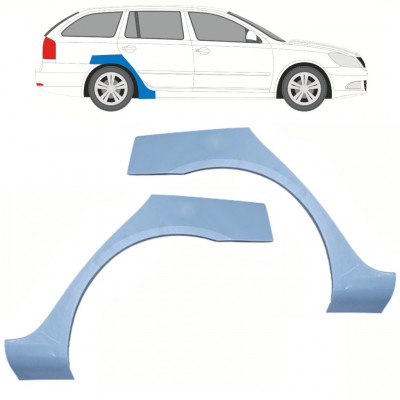 SKODA OCTAVIA 2004-2013 HINTEN KOTFLÜGEL REPARATURBLECH / SATZ