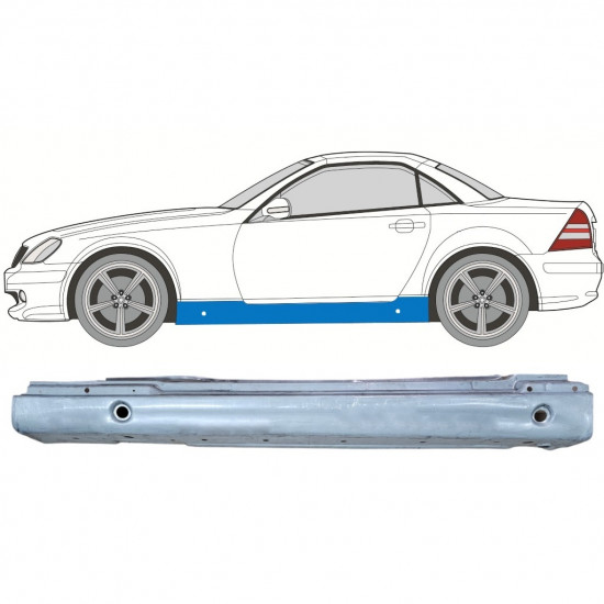 MERCEDES SLK-CLASS 1996-2004 SCHWELLER REPARATURBLECH / LINKS