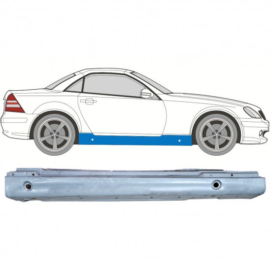 MERCEDES SLK-CLASS 1996-2004 SCHWELLER REPARATURBLECH / RECHTS