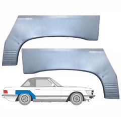 Reparaturblech Kotflügel hinten für Mercedes SL-Class 1971-1989 / Links+Rechts / Satz 10670