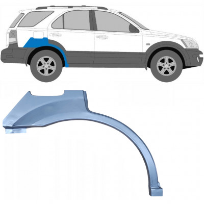 KIA SORENTO 2002-2009 RADLAUF REPARATURBLECH  / RECHTS