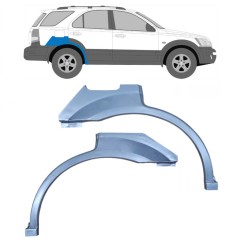 Reparaturblech Kotflügel hinten für Kia Sorento 2002-2009 / Links+Rechts / Satz 10012