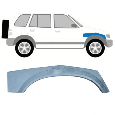 KIA SPORTAGE 1994-2002 VORNE KOTFLÜGEL OBEN REPARATURBLECH / RECHTS