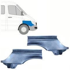 Reparaturblech Kotflügel vorne für Mercedes Sprinter 1995-2006 / Links+Rechts / Satz 10154