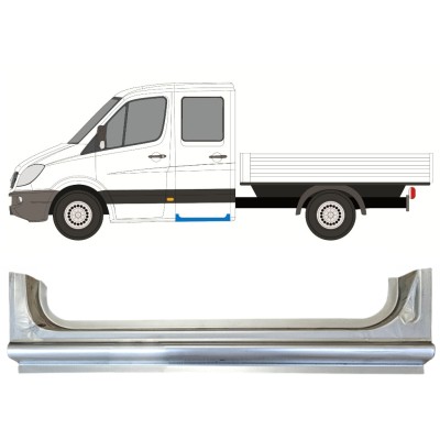 Reparaturblech hinterer Schweller für Volkswagen Crafter 2005-2017 / Links 15519