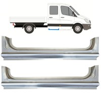 Reparaturblech hinterer Schweller für Mercedes Sprinter 2006-2018 / Links+Rechts / Satz 15068 Reparaturblech hinterer Schweller für Mercedes Sprinter 2006-2018 / Links+Rechts / Satz 15068