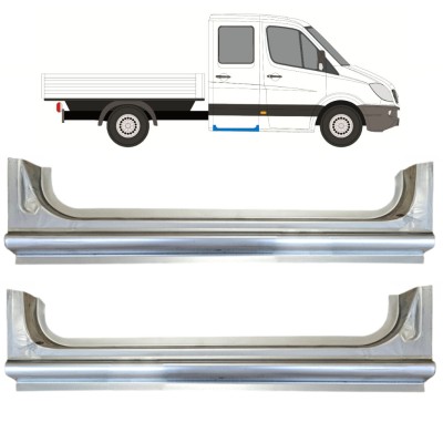 Reparaturblech hinterer Schweller für Mercedes Sprinter 2006-2018 / Links+Rechts / Satz 15068